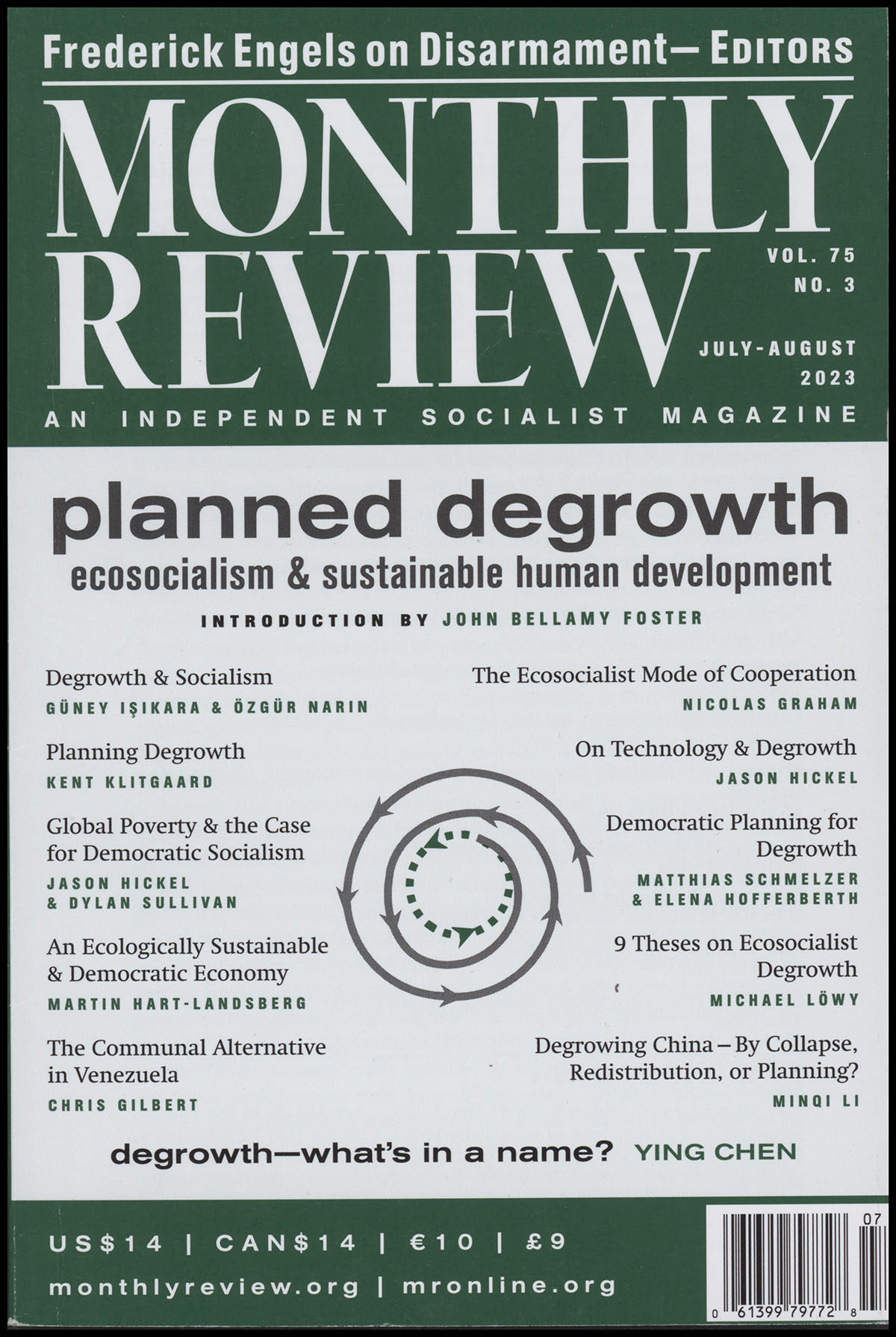 Monthly Review: Planned Degrowth (July-August 2023)